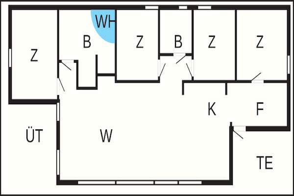 Foto van Luxe toevluchtsoord in Lonstrup-By Traum - Vakantiehuis in Hjørring - FloorPlan