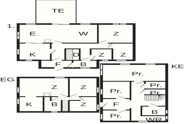 Foto van 10 persoons vakantie huis in MIDSUND - Vakantiehuis in Midsund - FloorPlan