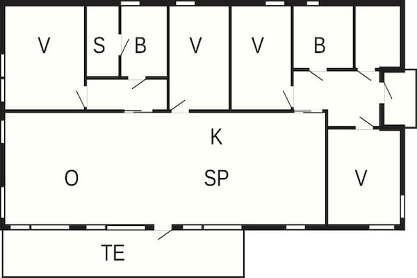 Foto van 10 persoons vakantie huis in Fåvang - Vakantiehuis in Fåvang - FloorPlan