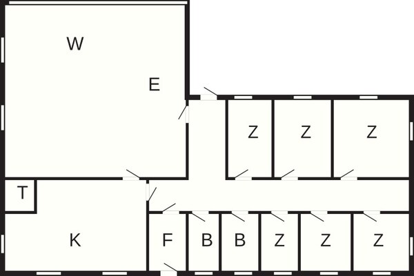 Foto van 14 persoons vakantie huis in Sjællands Odde - Vakantiehuis in Sjællands Odde - FloorPlan