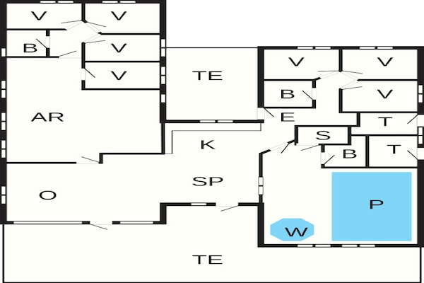 Foto van 18 persoons vakantie huis in Grenaa - Vakantiehuis in Grenaa - FloorPlan