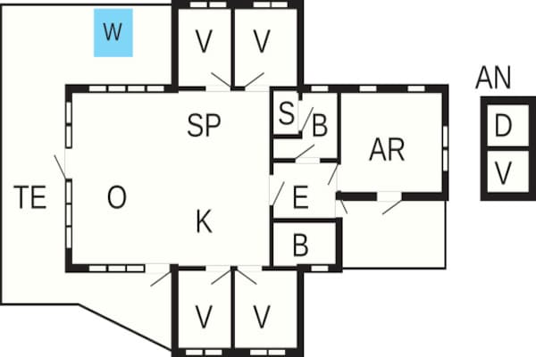 Foto van 14 persoons vakantie huis in Læsø - Vakantiehuis in Læsø - FloorPlan