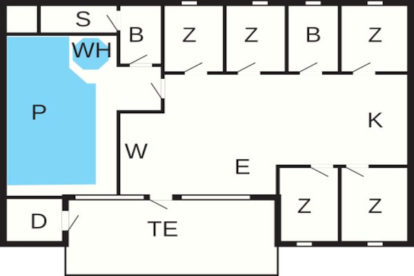 Foto van 12 persoons vakantie huis in Nordborg - Vakantiehuis in Nordborg - FloorPlan