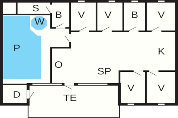 Foto van 12 persoons vakantie huis in Nordborg - Vakantiehuis in Nordborg - FloorPlan