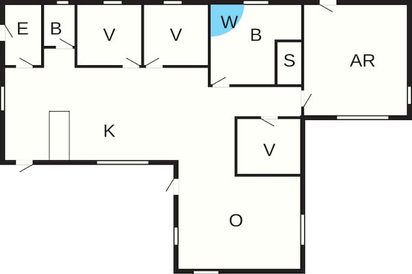 Foto van 10 persoons vakantie huis in Juelsminde - Vakantiehuis in Juelsminde - FloorPlan