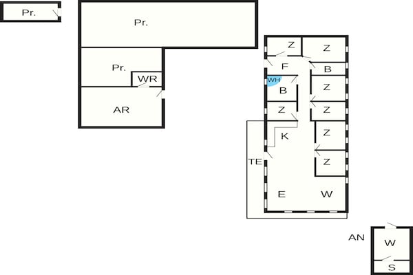 Foto van 16 persoons vakantie huis in Nykøbing M - Vakantiehuis in Nykøbing M - FloorPlan