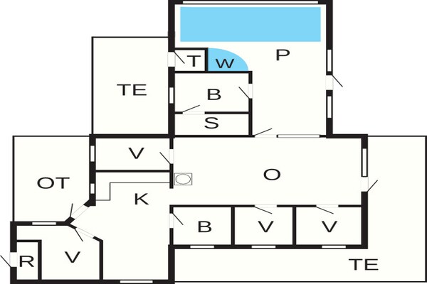 Foto van 10 persoons vakantie huis in Ringkøbing - Vakantiehuis in Ringkøbing - FloorPlan