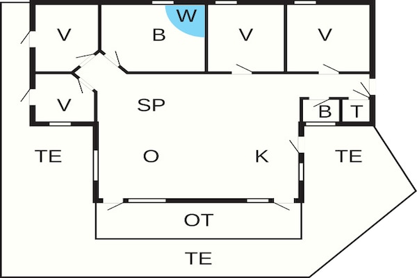 Foto van 10 persoons vakantie huis in Slagelse - Vakantiehuis in Slagelse - FloorPlan