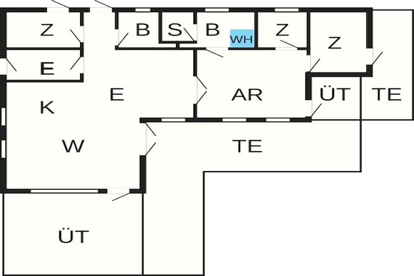Foto van 10 persoons vakantie huis in Hadsund - Vakantiehuis in Hadsund - FloorPlan