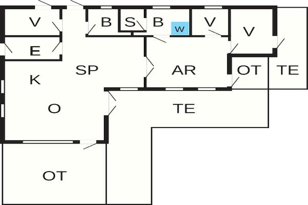 Foto van 10 persoons vakantie huis in Hadsund - Vakantiehuis in Hadsund - FloorPlan
