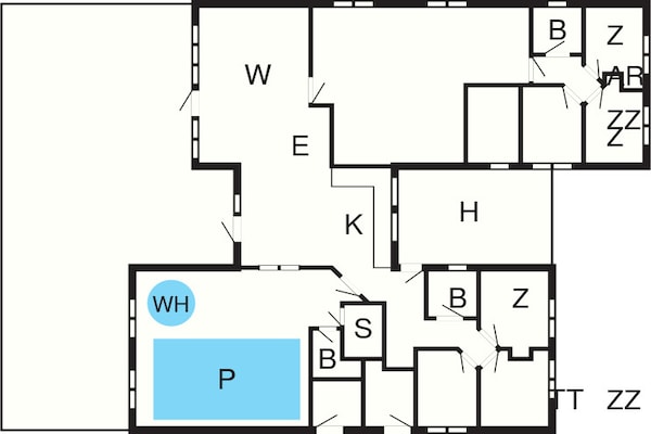 Foto van 18 persoons vakantie huis in Væggerløse - Vakantiehuis in Væggerløse - FloorPlan