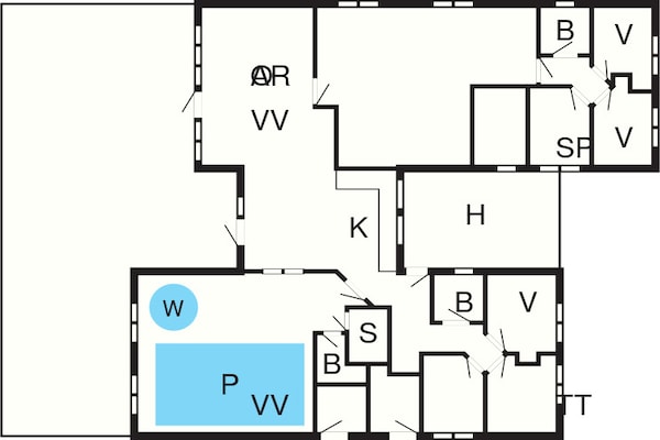 Foto van 18 persoons vakantie huis in Væggerløse - Vakantiehuis in Væggerløse - FloorPlan