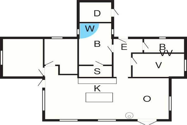 Foto van 10 persoons vakantie huis in Væggerløse - Vakantiehuis in Væggerløse - FloorPlan