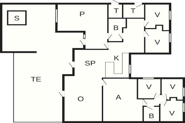 Foto van 14 persoons vakantie huis in Væggerløse - Vakantiehuis in Væggerløse - FloorPlan