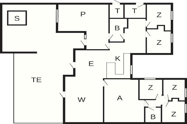 Foto van 14 persoons vakantie huis in Væggerløse - Vakantiehuis in Væggerløse - FloorPlan