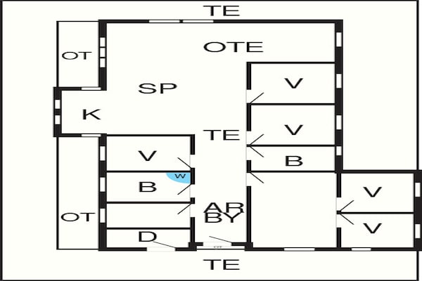 Foto van 10 persoons vakantie huis in Løkken - Vakantiehuis in Løkken - FloorPlan