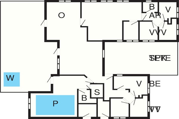 Foto van 18 persoons vakantie huis in Fjerritslev - Vakantiehuis in Fjerritslev - FloorPlan