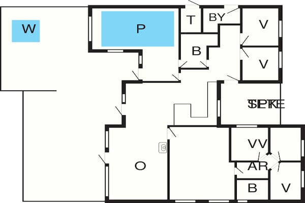 Foto van 14 persoons vakantie huis in Væggerløse - Vakantiehuis in Væggerløse - FloorPlan