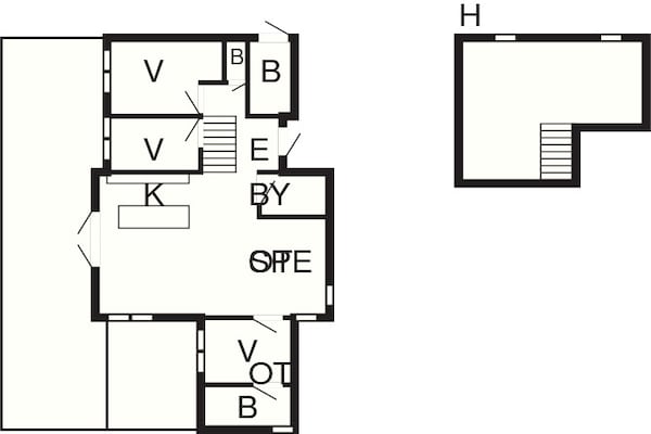 Foto van 10 persoons vakantie huis in Strøby - Vakantiehuis in Strøby - FloorPlan