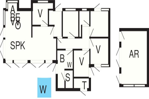 Foto van 10 persoons vakantie huis in Løkken - Vakantiehuis in Løkken - FloorPlan