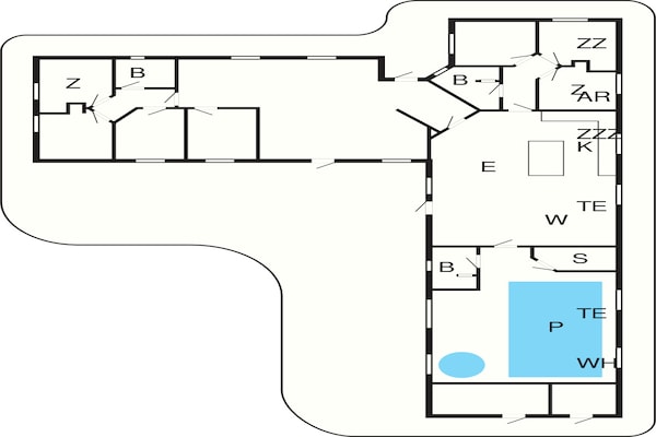 Foto van 16 persoons vakantie huis in Væggerløse - Vakantiehuis in Væggerløse - FloorPlan