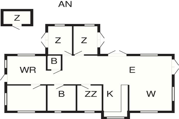 Foto van 10 persoons vakantie huis in Otterup - Vakantiehuis in Otterup - FloorPlan