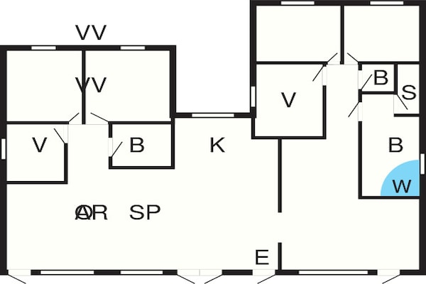 Foto van 14 persoons vakantie huis in Hadsund - Vakantiehuis in Hadsund - FloorPlan