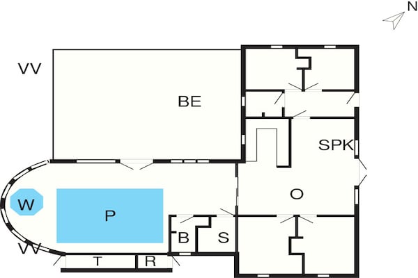 Foto van 10 persoons vakantie huis in Ringkøbing - Vakantiehuis in Ringkøbing - FloorPlan