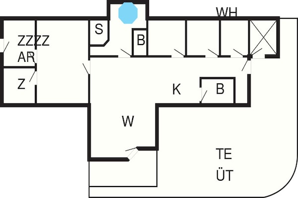Foto van 12 persoons vakantie huis in Ebeltoft - Vakantiehuis in Ebeltoft - FloorPlan