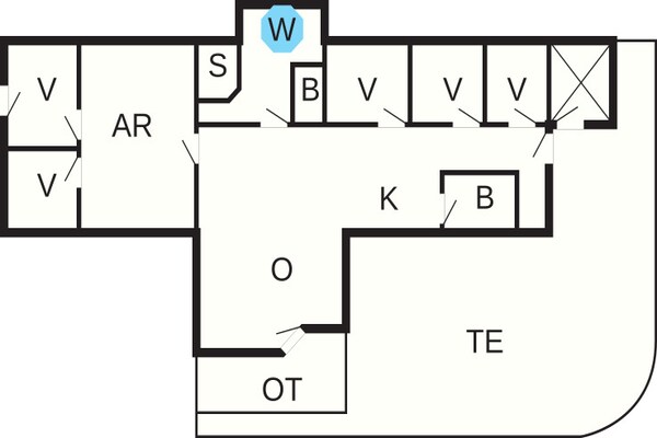 Foto van 12 persoons vakantie huis in Ebeltoft - Vakantiehuis in Ebeltoft - FloorPlan