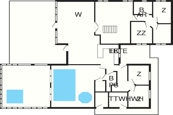 Foto van 14 persoons vakantie huis in Vejby - Vakantiehuis in Vejby - FloorPlan