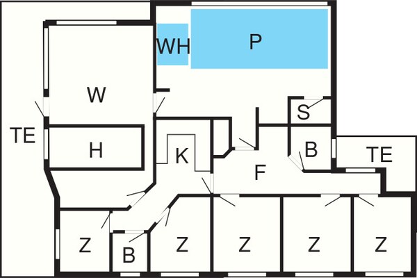Foto van Kustparadijs met Zwembad -- By Traum Ferienwohnungen - FloorPlan