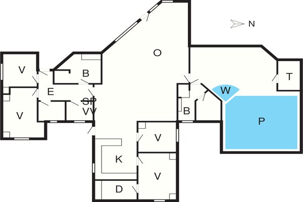 Foto van 12 persoons vakantie huis in Væggerløse-By Traum - FloorPlan