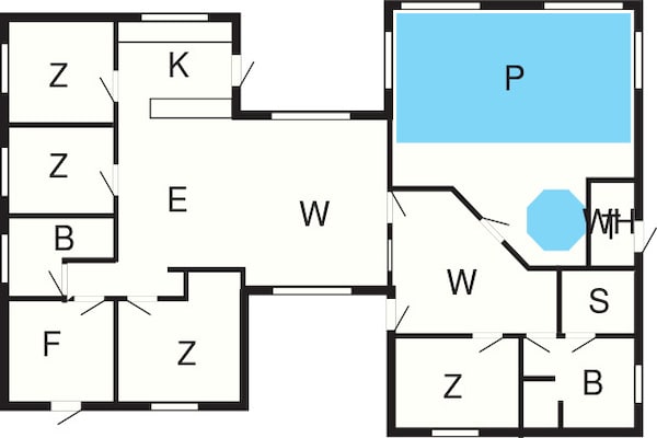 Foto van 10 persoons vakantie huis in Glesborg-By Traum - Vakantiehuis in Glesborg - FloorPlan