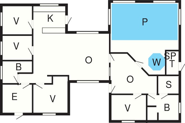 Foto van 10 persoons vakantie huis in Glesborg-By Traum - Vakantiehuis in Glesborg - FloorPlan