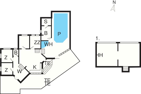 Foto van 10 persoons vakantie huis in Hadsund-By Traum - Vakantiehuis in Hadsund - FloorPlan