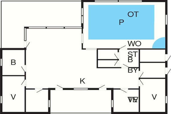Foto van 12 persoons vakantie huis in Væggerløse-By Traum - FloorPlan