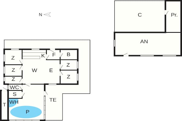 Foto van 15 persoons vakantie huis in Hals-By Traum - Vakantiehuis in Hals - FloorPlan