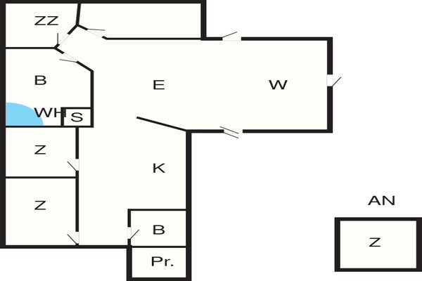 Foto van 12 persoons vakantie huis in Ebeltoft-By Traum - Vakantiehuis in Ebeltoft - FloorPlan