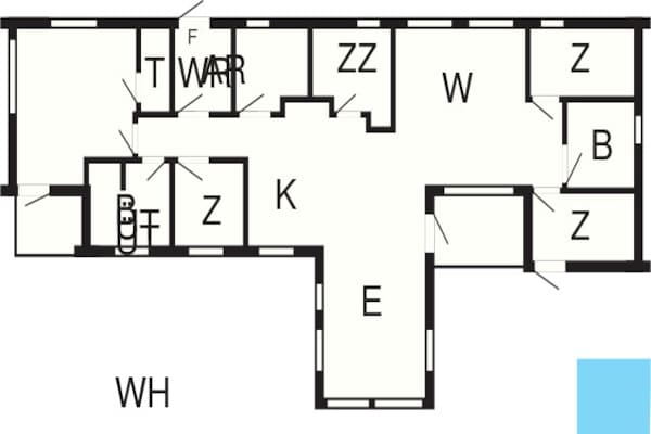 Foto van 12 persoons vakantie huis in Ansager-By Traum - Vakantiehuis in Ansager - FloorPlan