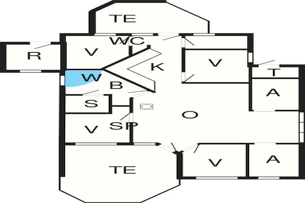 Foto van 12 persoons vakantie huis in Otterndorf - Vakantiehuis in Ottendorf - FloorPlan