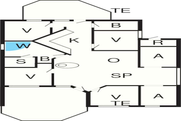 Foto van 12 persoons vakantie huis in Otterndorf - Vakantiehuis in Ottendorf - FloorPlan