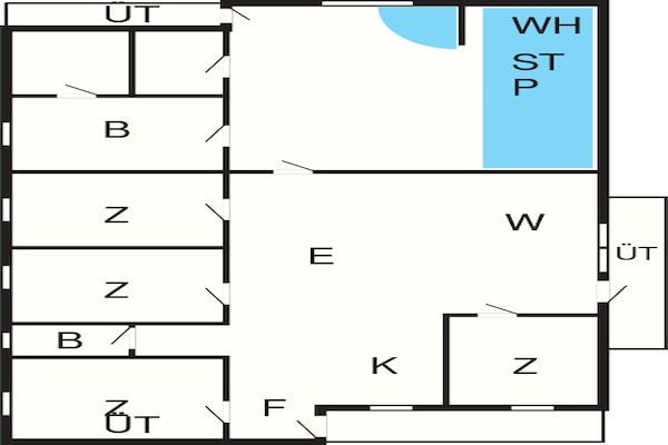 Foto van Luxe vakantieverblijf met zwembad - Vakantiehuis in Juelsminde - FloorPlan
