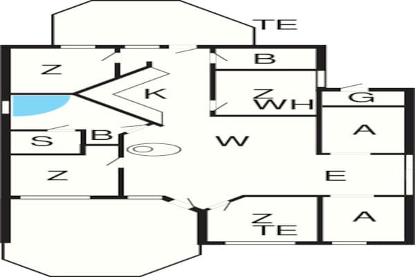 Foto van Vakantiehuis aan het water in Otterndorf - Vakantiehuis in Ottendorf - FloorPlan