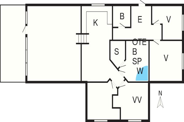 Foto van 10 persoons vakantie huis in Skjern-By Traum - Vakantiehuis in Skjern - FloorPlan