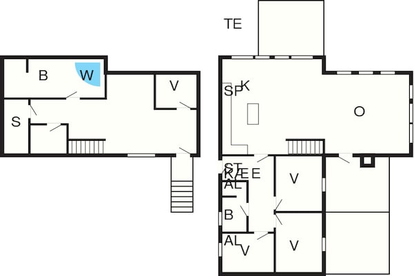 Foto van 10 persoons vakantie huis in Roslev - Vakantiehuis in Roslev - FloorPlan