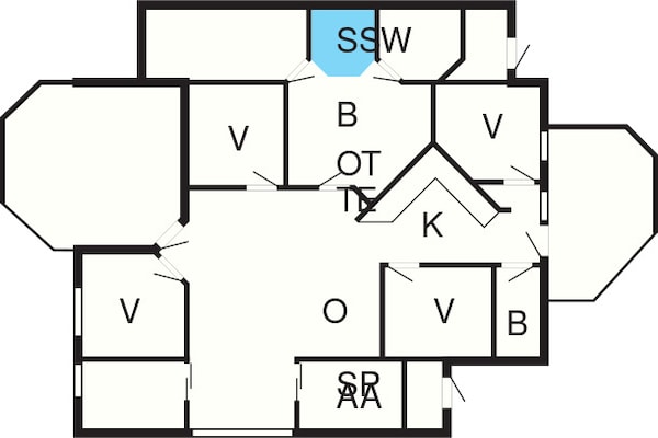 Foto van 12 persoons vakantie huis in Otterndorf - Vakantiehuis in Ottendorf - FloorPlan