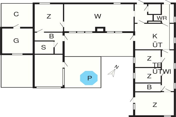 Foto van 11 persoons vakantie huis in SÖLVESBORG-By Traum - Vakantiehuis in SÖLVESBORG - FloorPlan