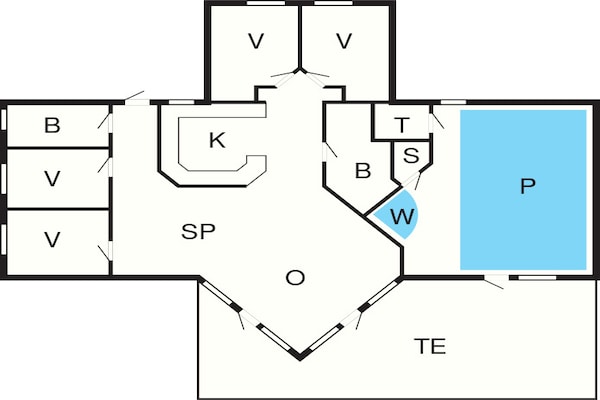 Foto van 10 persoons vakantie huis in Gilleleje-By Traum - Vakantiehuis in Gilleleje - FloorPlan