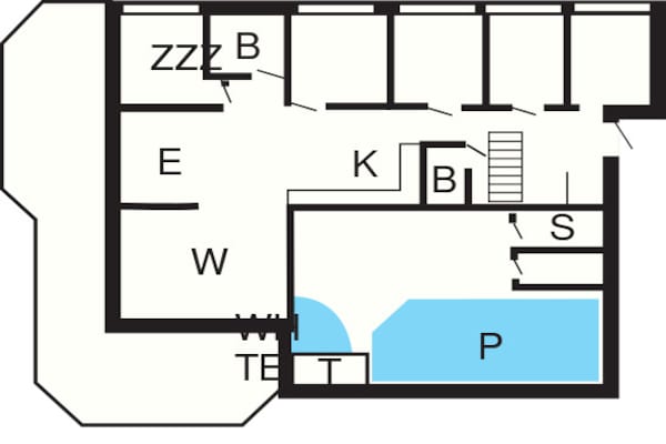 Foto van 12 persoons vakantie huis in Nexø - Vakantiehuis in Nexø - FloorPlan